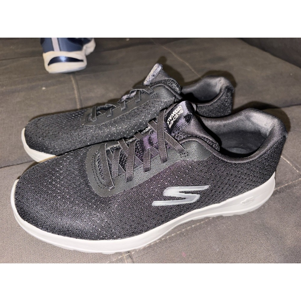 Skechers GO WALK Joy Fresh View Black White 179021 Women's Shoes Size US 6.5